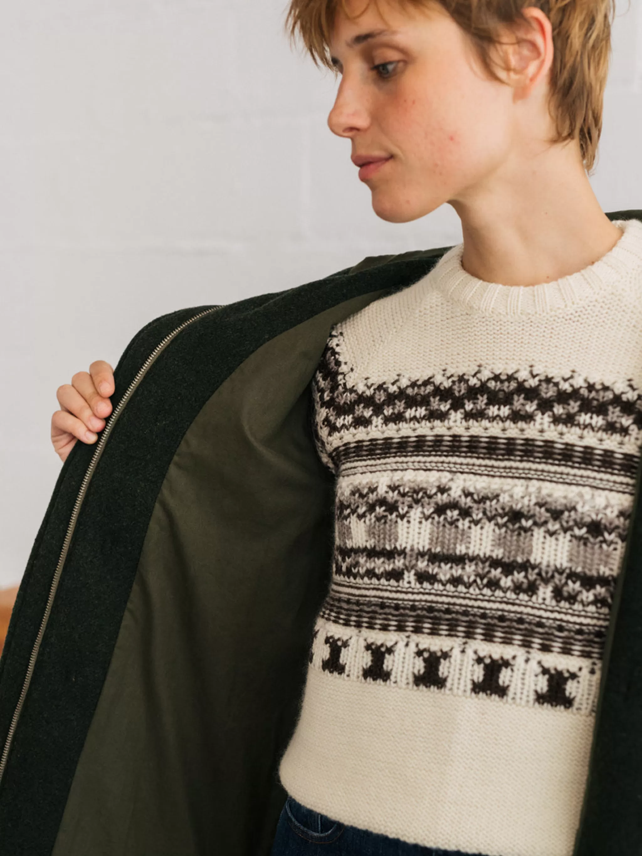 TWOTHIRDS Jackets-Taquile Vert Fonce