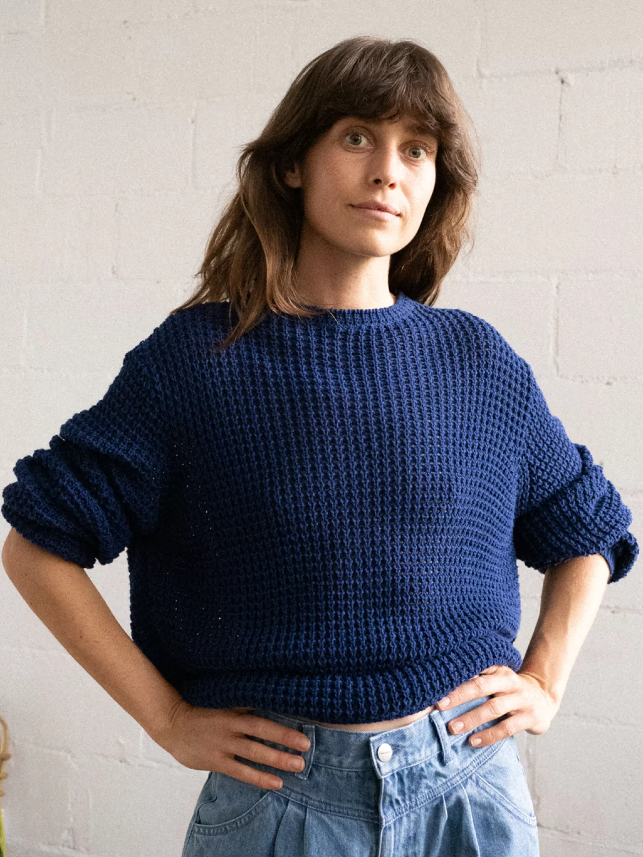 TWOTHIRDS Knits-Therese Bleu Cobalt