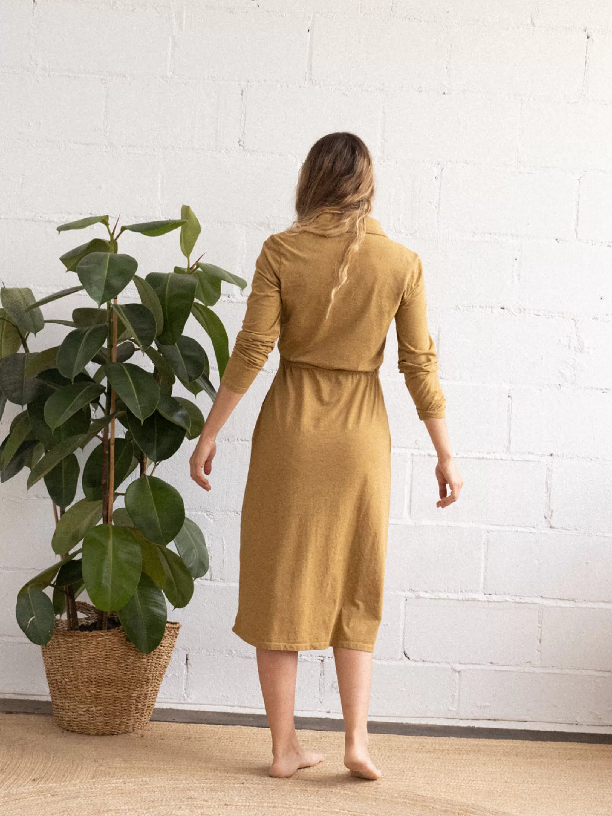 TWOTHIRDS Dresses-Thoddoo Moutarde