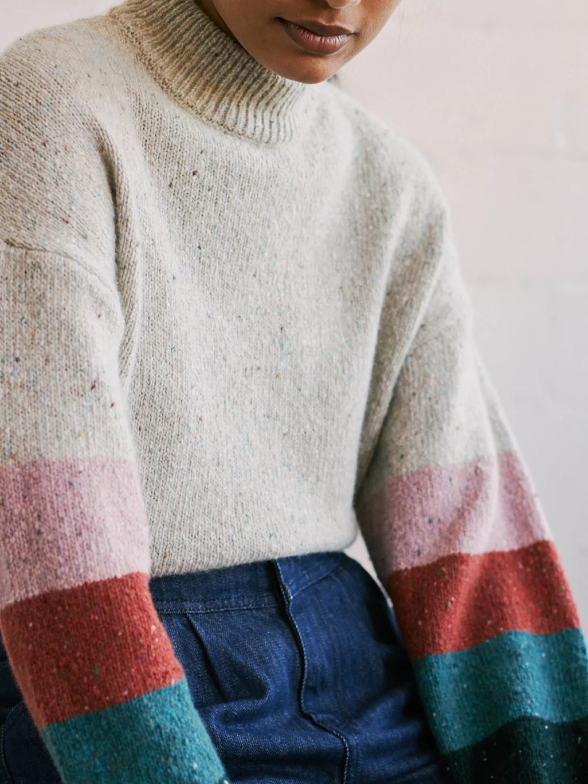 TWOTHIRDS Knits-Tiberine Bloc De Couleur