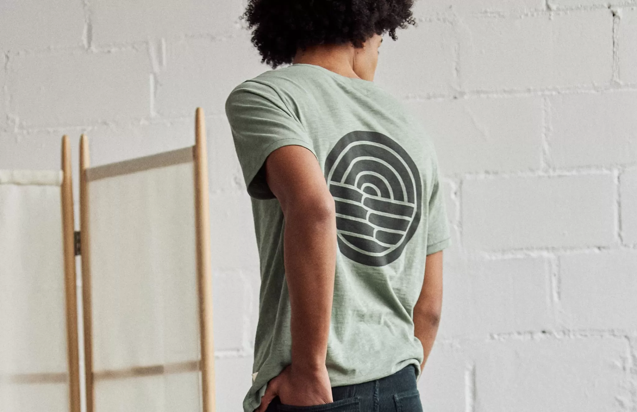 TWOTHIRDS T-Shirts-Tokelaou Vert Sauge