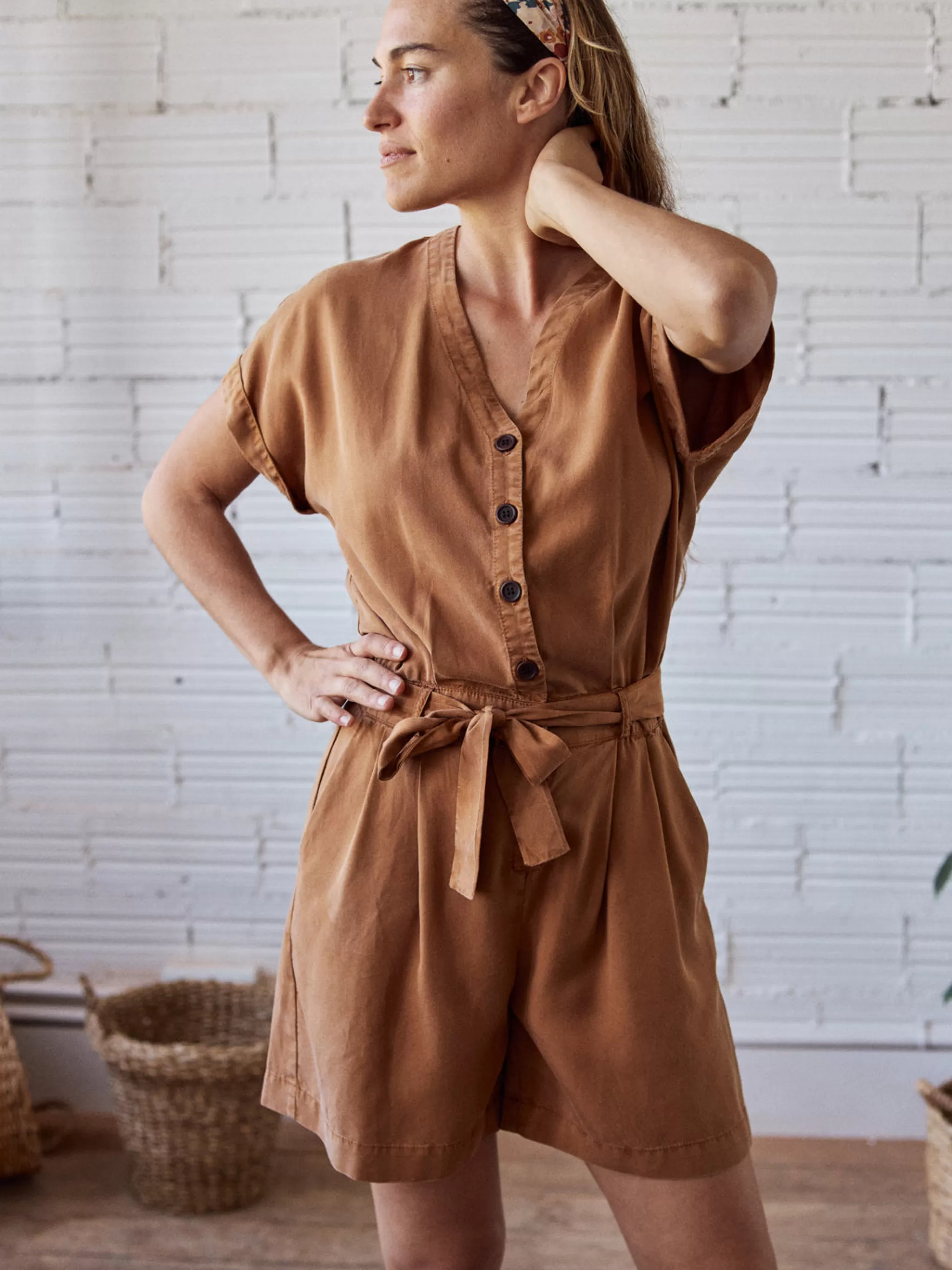 TWOTHIRDS Jumpsuits-Tonnelier Caramel