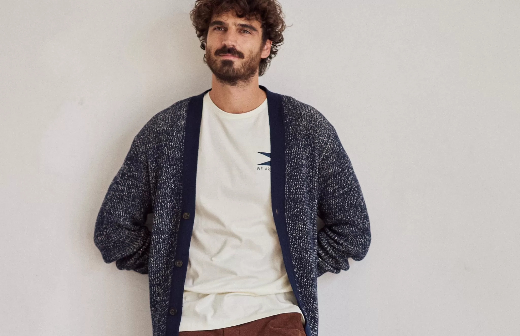 TWOTHIRDS Knits-Traba Bleu Marine