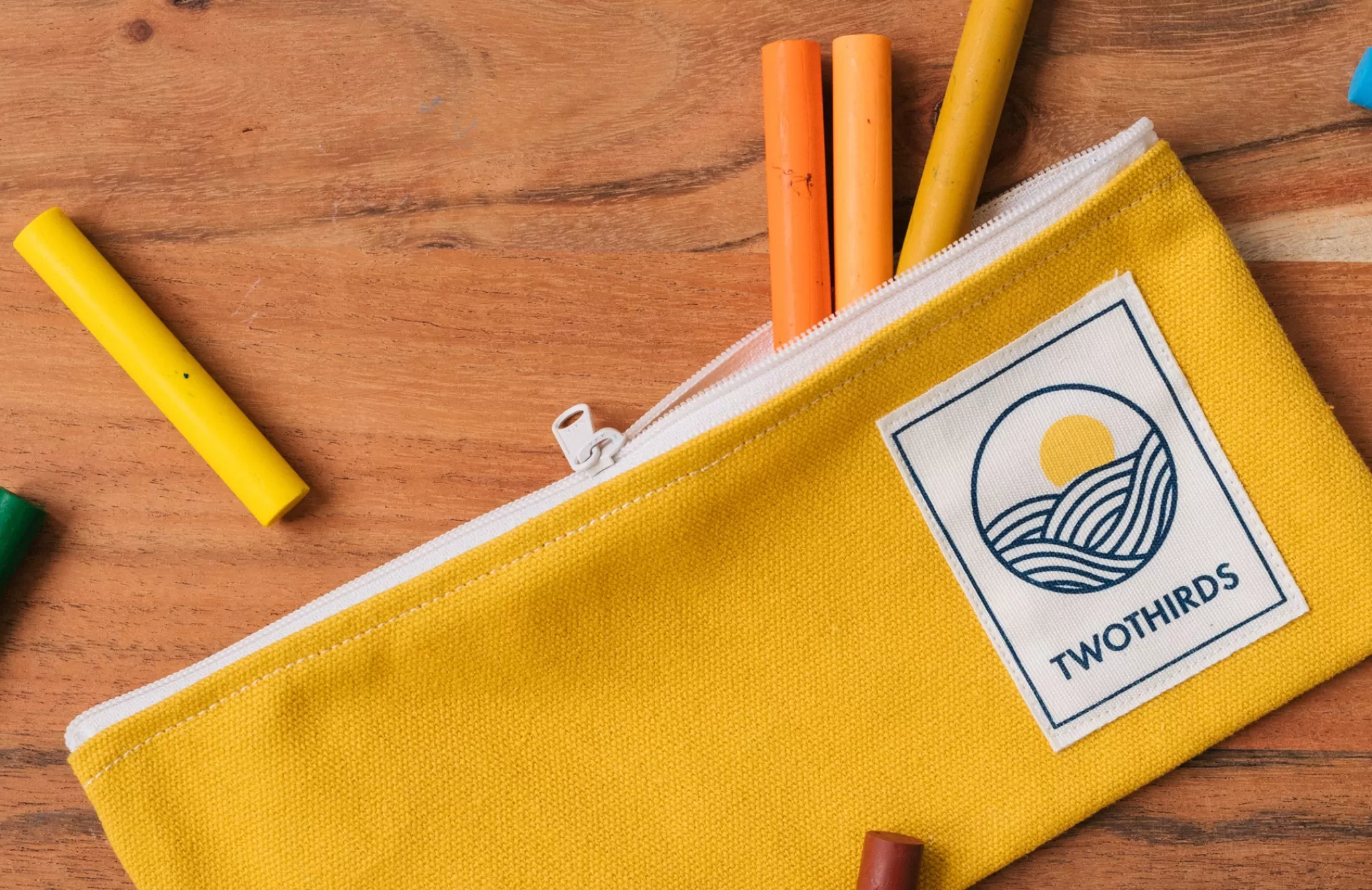 TWOTHIRDS Accessoires-Trousse Moutarde