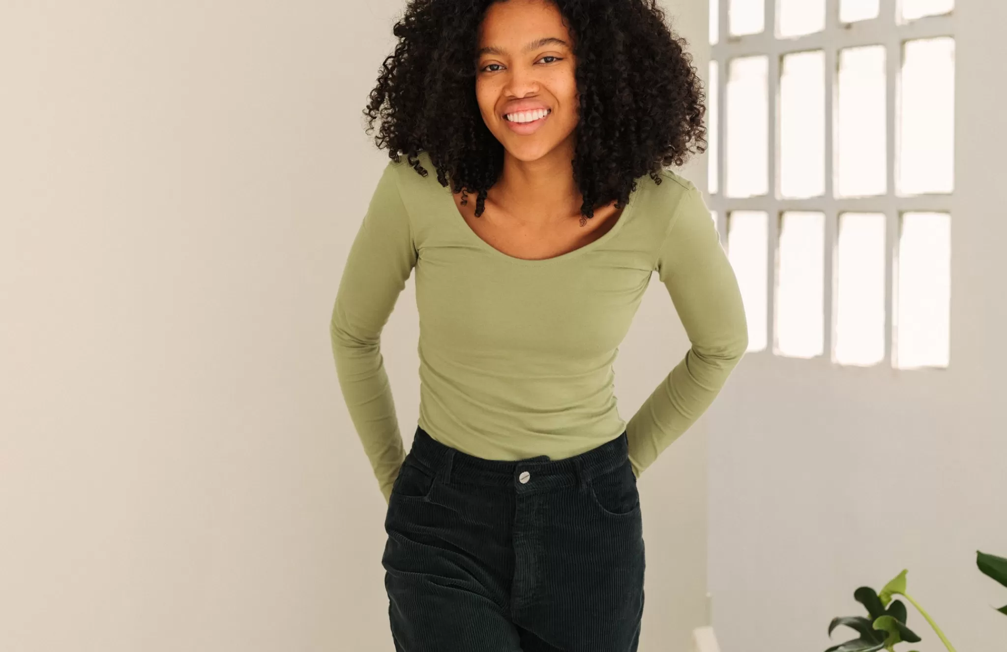 TWOTHIRDS Tops-Truand Vert Petrole