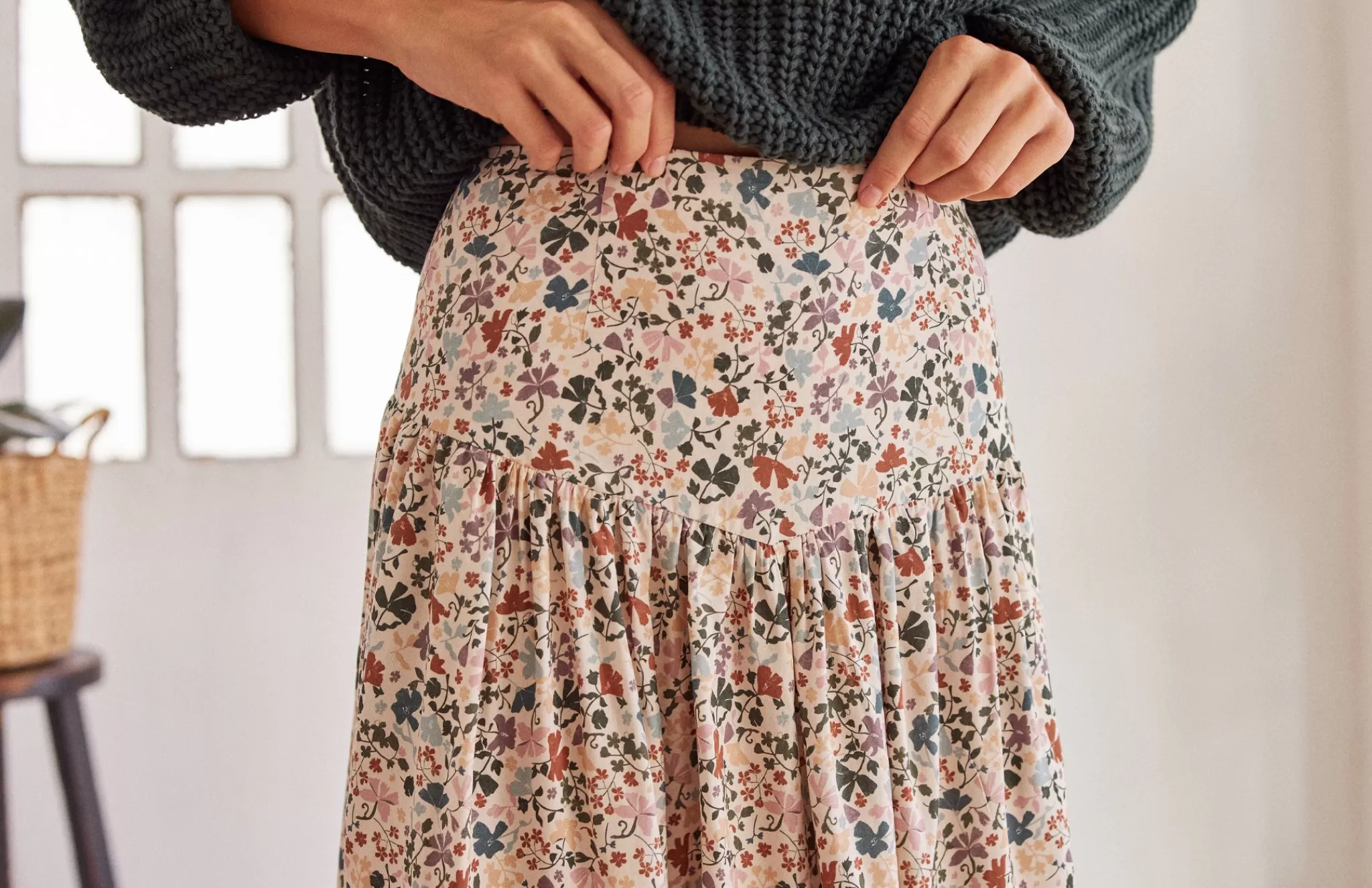 TWOTHIRDS Skirts-Turee Fleur Moyenne