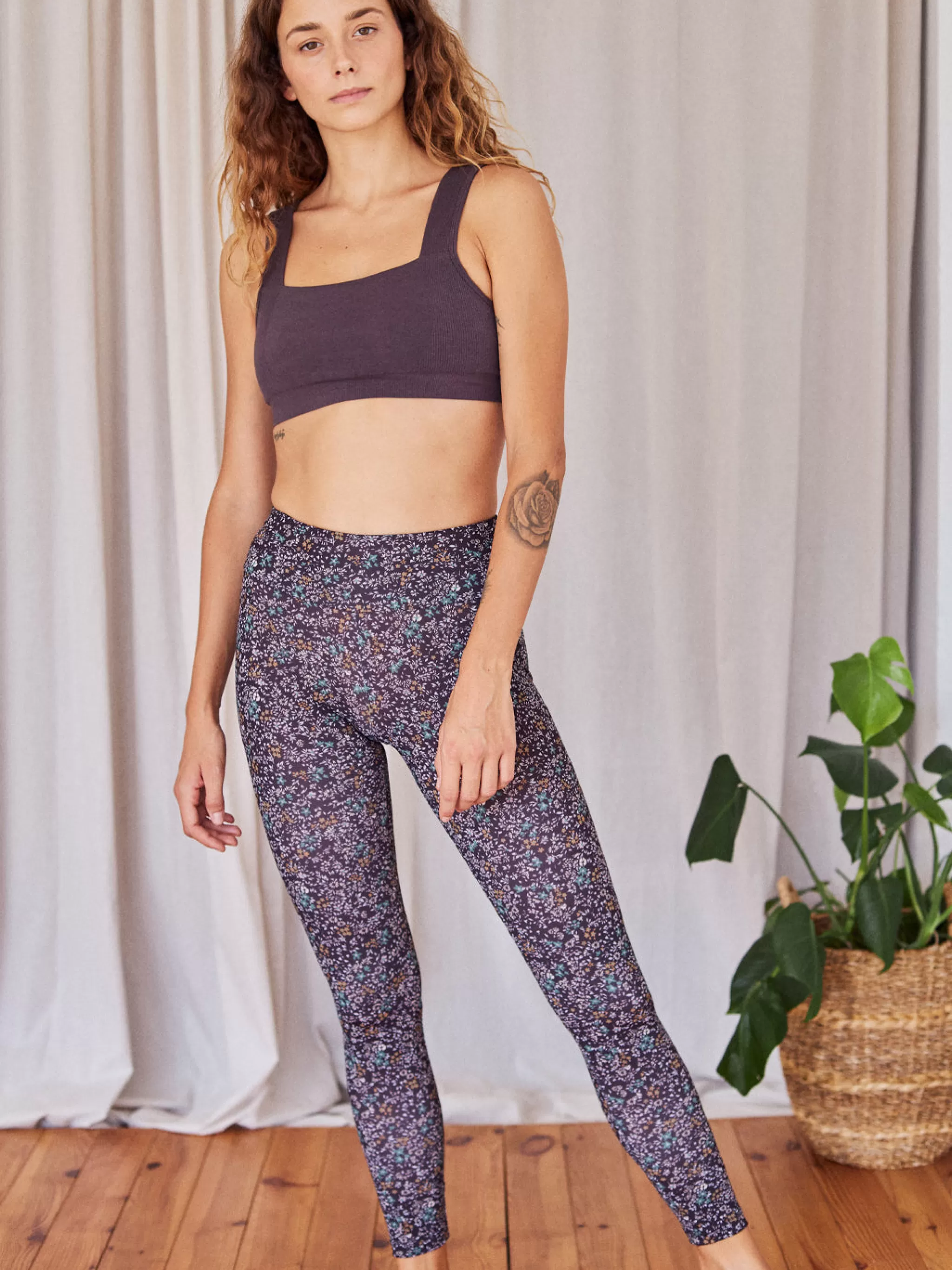 TWOTHIRDS Activewear-Un Frisson Fleurs De Campagne Mauve