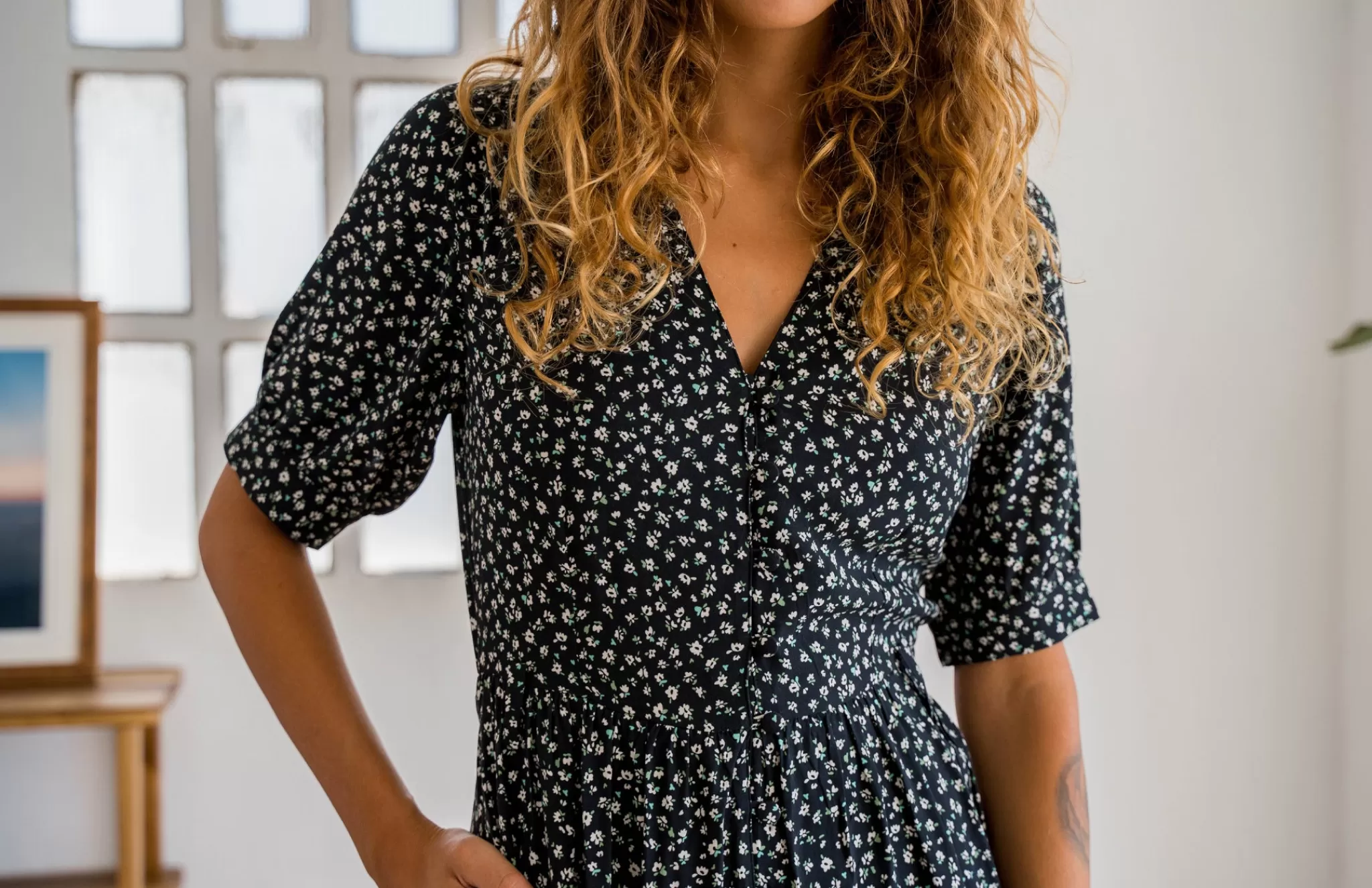 TWOTHIRDS Jumpsuits-Vahanga Fleurs Disty
