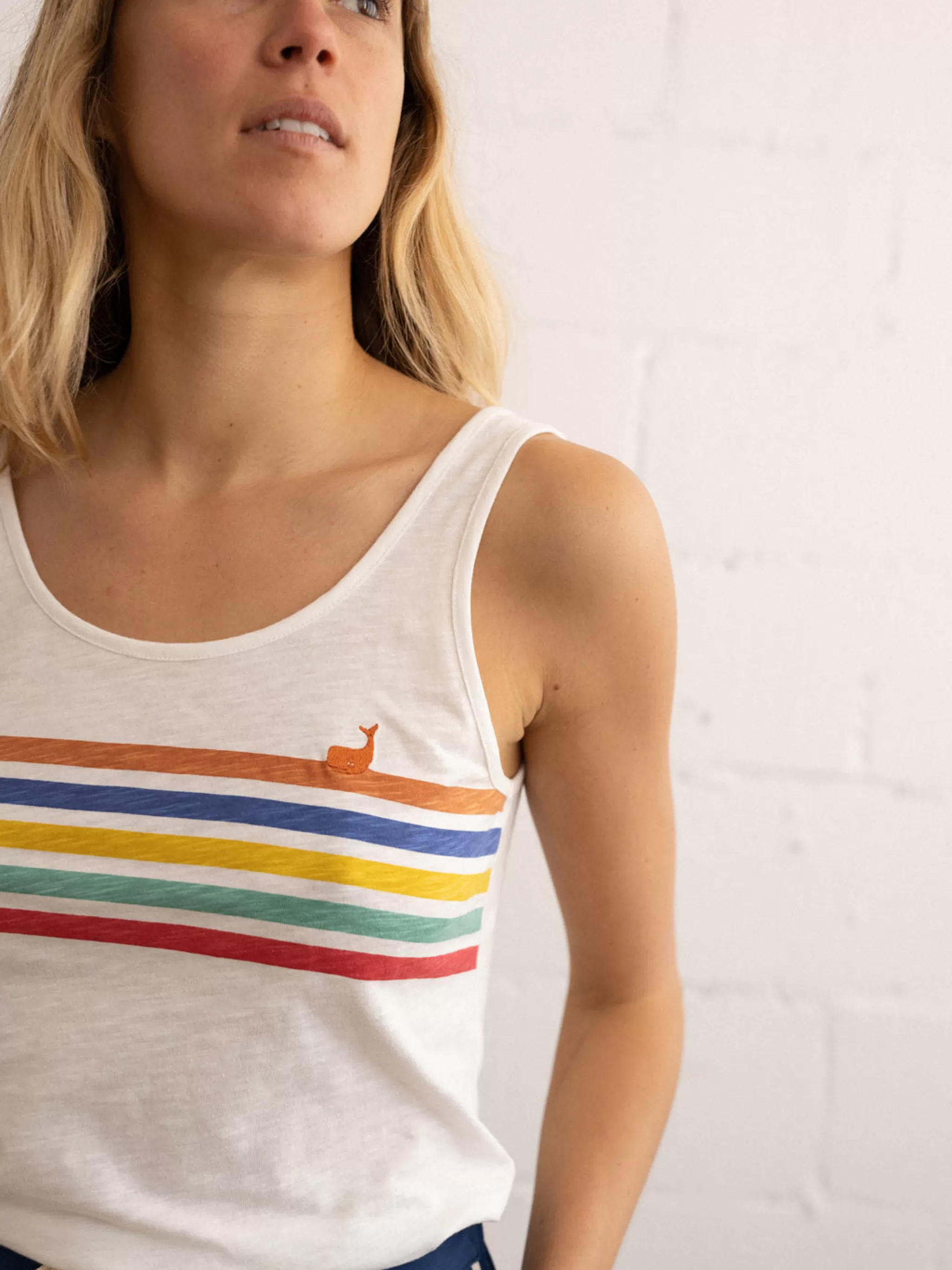 TWOTHIRDS Tops-Vele Blanc Casse