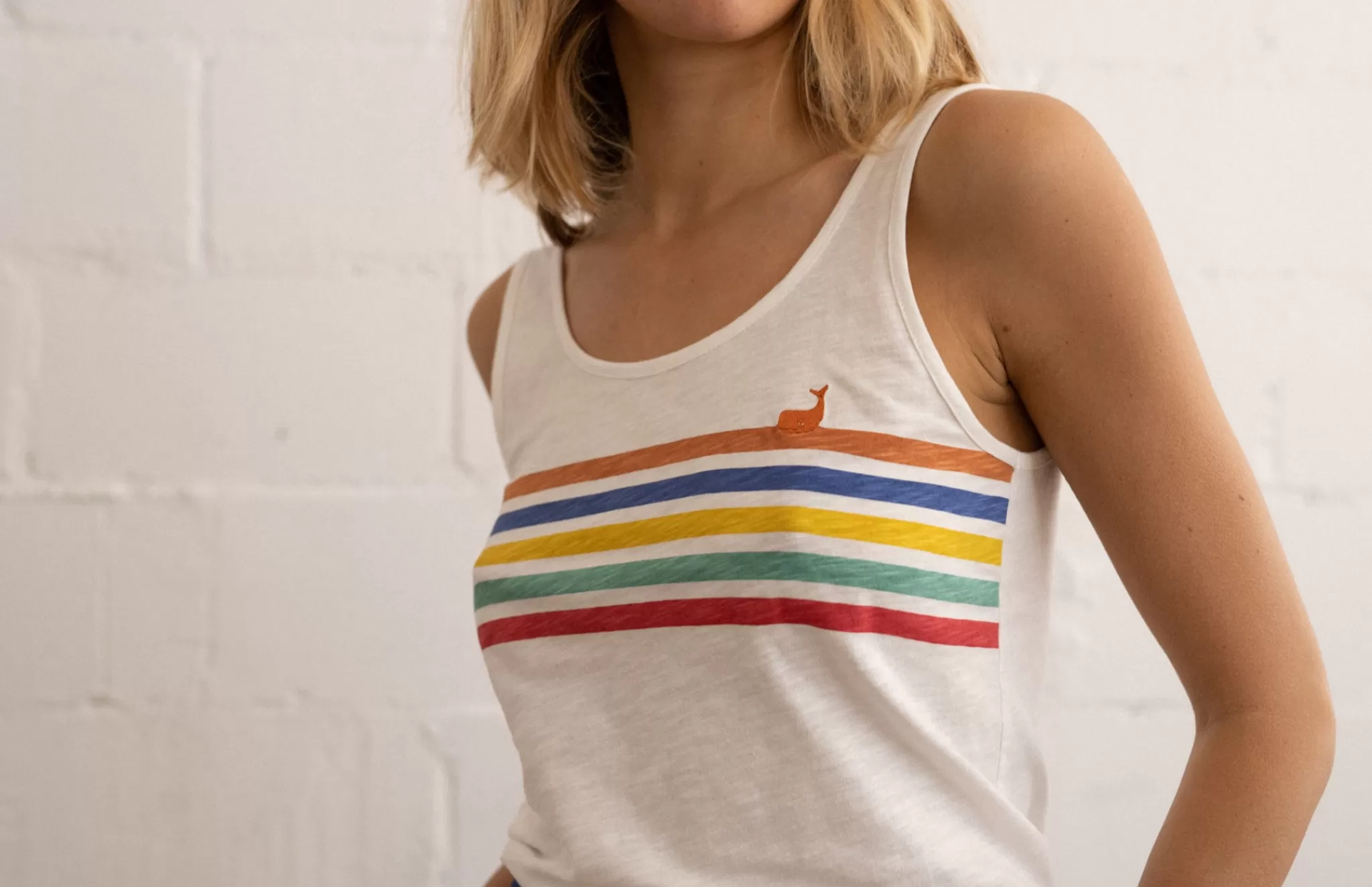 TWOTHIRDS Tops-Vele Blanc Casse