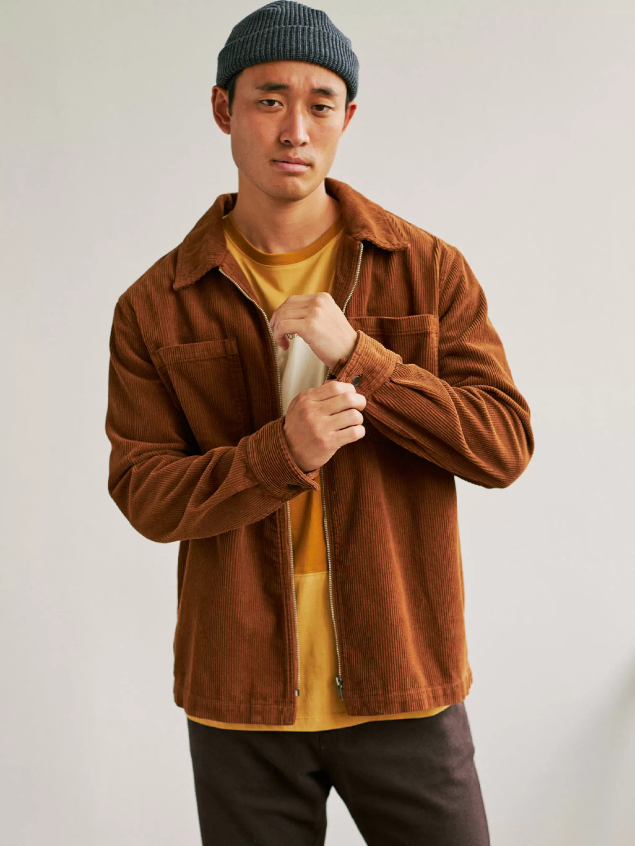 TWOTHIRDS Jackets-Vert Brun Dore