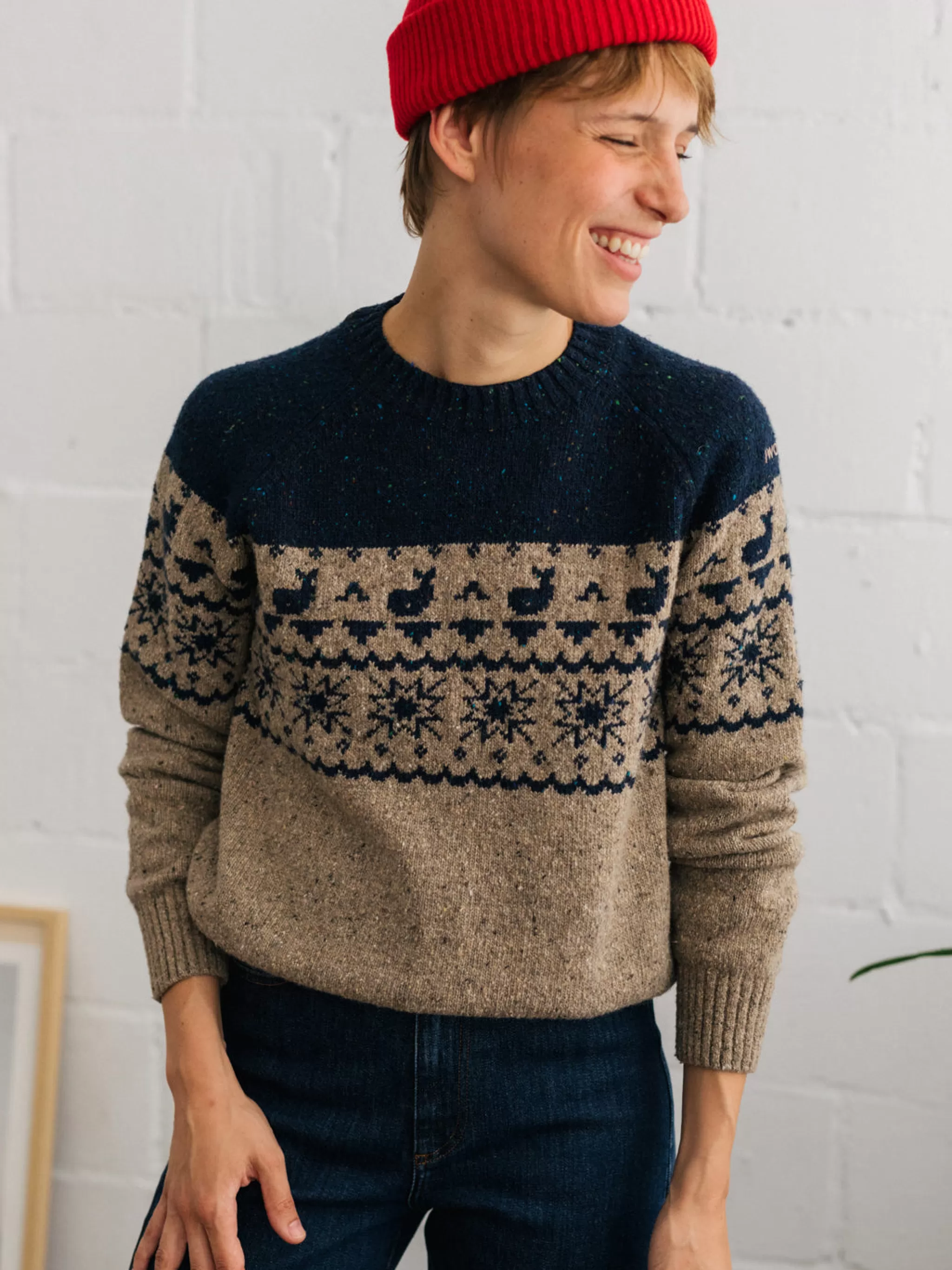 TWOTHIRDS Knits-Yakushima Jacquard Bicolore