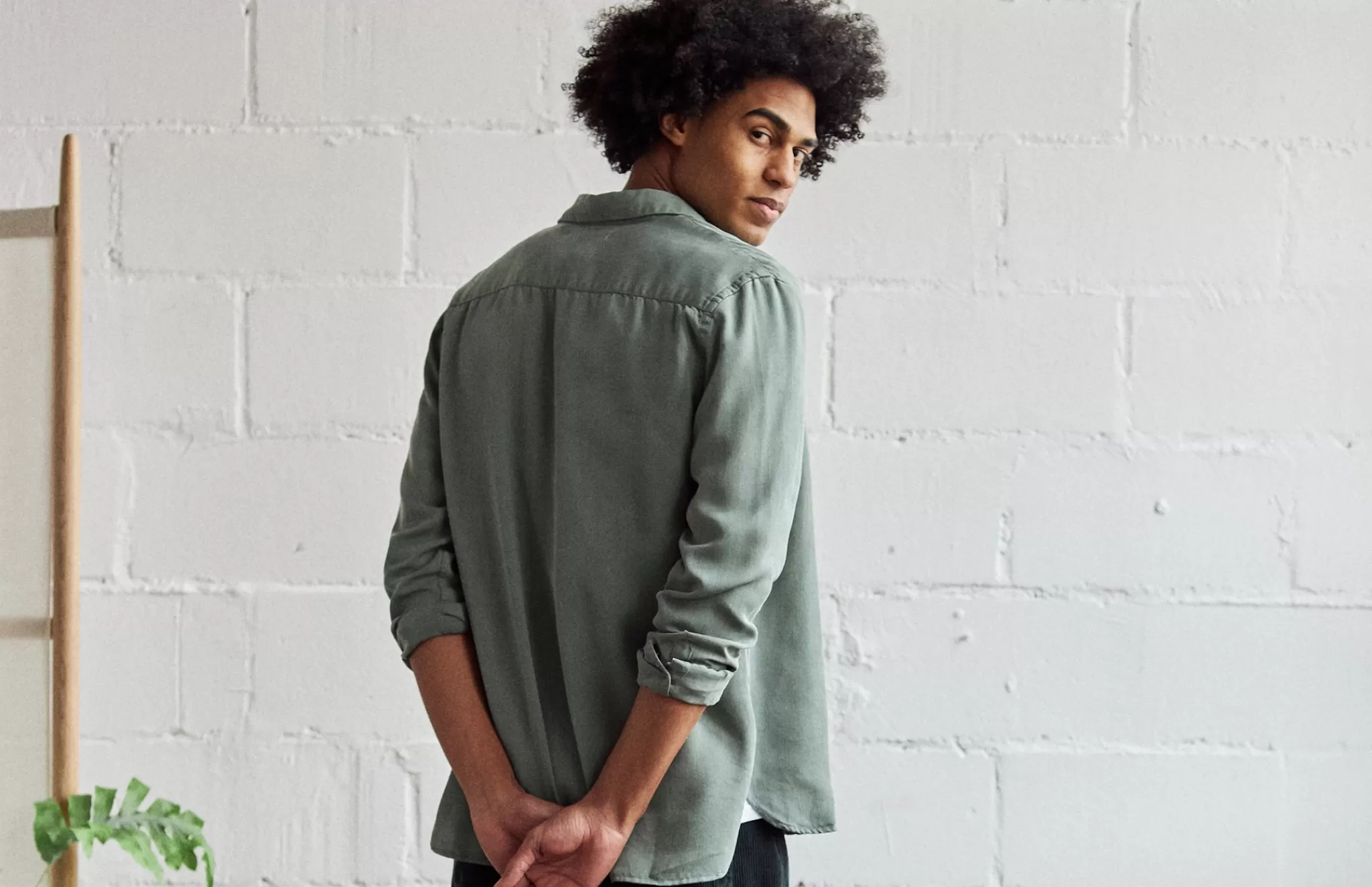 TWOTHIRDS Shirts-Yanggeta Vert Lierre