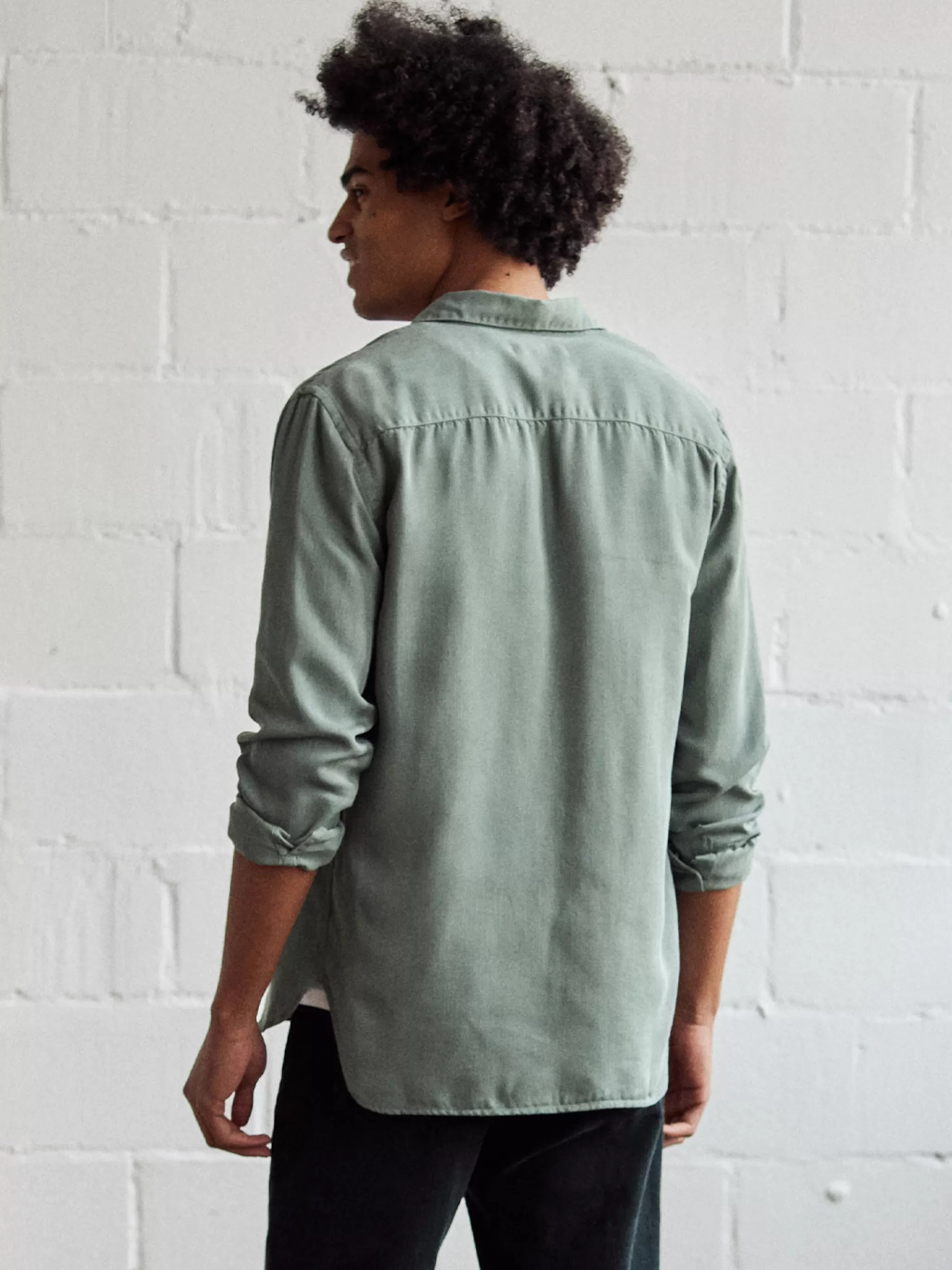TWOTHIRDS Shirts-Yanggeta Vert Lierre